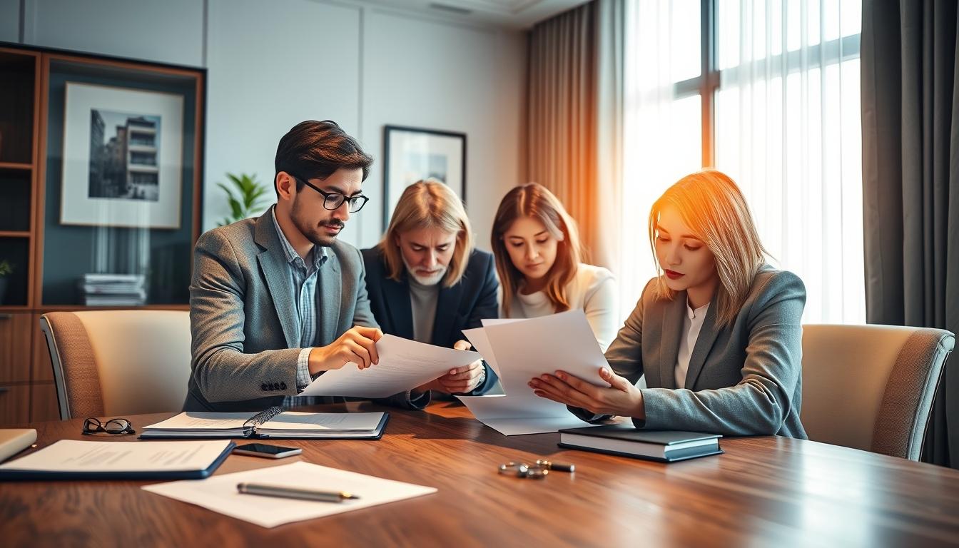 Property settlement documents and transfer review